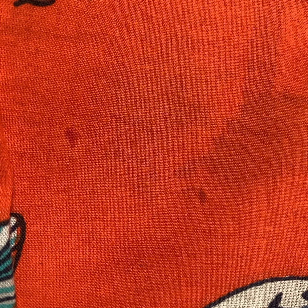 Lilbelle Women’s Kids Orange Pajama Set Medium Animal Print Fun Colorful - Picture 9 of 14